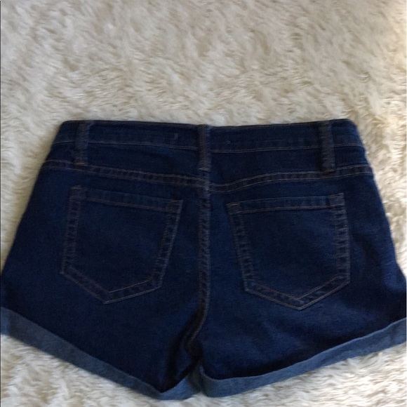 Blue Denim Shorts - Picture 2 of 3